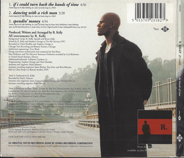 R. Kelly : If I Could Turn Back The Hands Of Time (CD, Single, Enh)