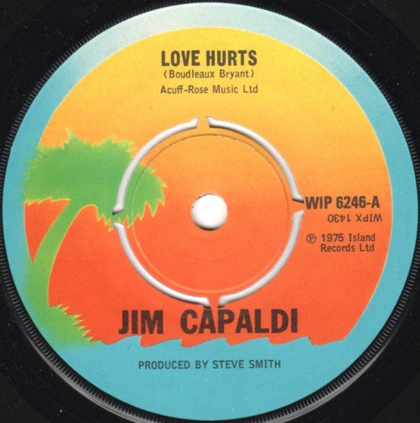 Jim Capaldi : Love Hurts (7", Single, Kno)