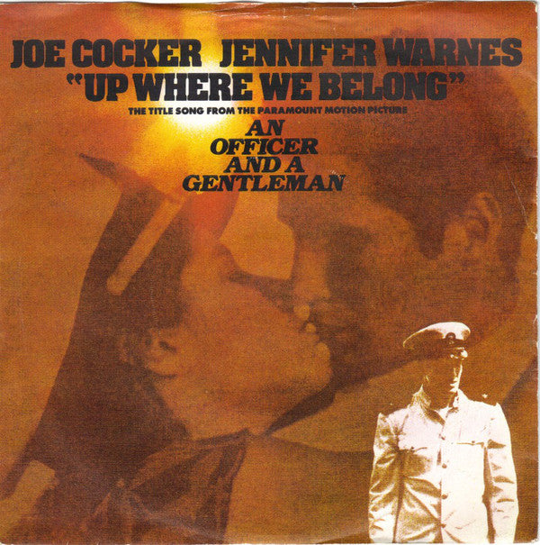 Joe Cocker, Jennifer Warnes : Up Where We Belong (7", Single, Pus)