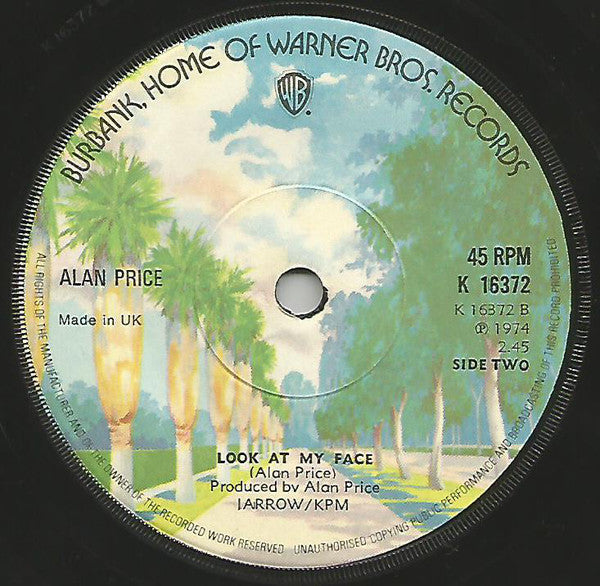 Alan Price : Jarrow Song (7", Single)