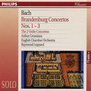 Johann Sebastian Bach - Arthur Grumiaux, English Chamber Orchestra, Raymond Leppard : Brandenburg Concertos Nos. 1 ~ 3 · The 2 Violin Concertos (CD, Comp)