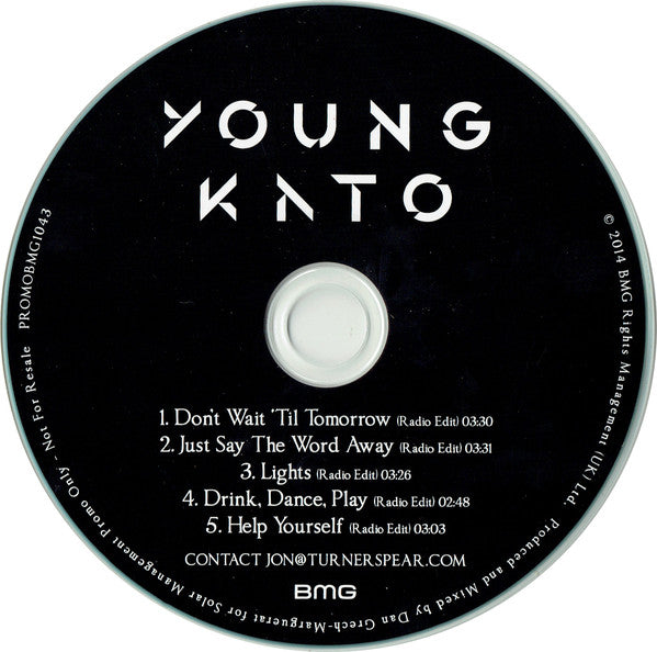 Young Kato : Don't Wait 'Til Tomorrow (CDr, Promo)
