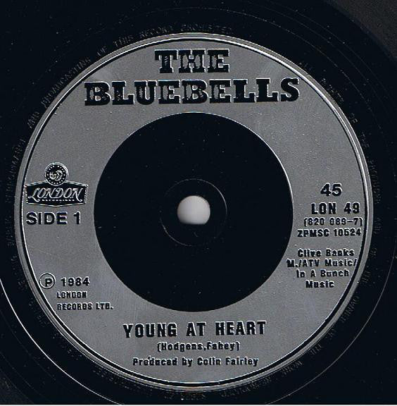 The Bluebells : Young At Heart (7", Single, Sil)