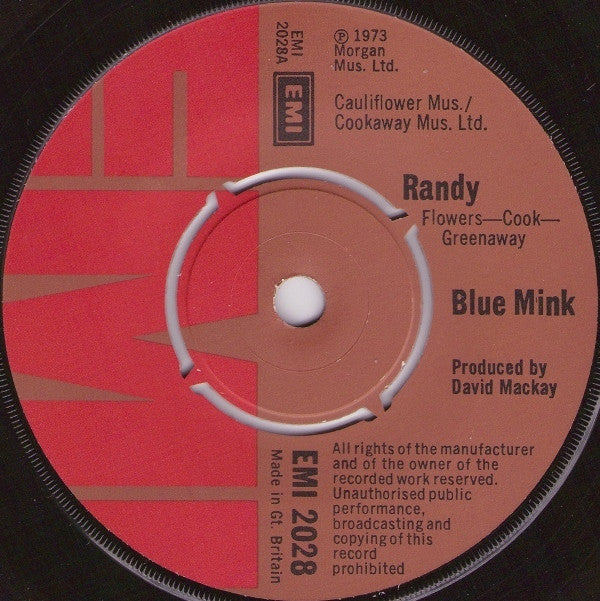 Blue Mink : Randy (7", Single)