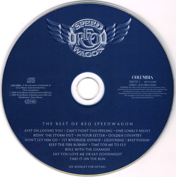 REO Speedwagon : Take It On The Run - The Best Of REO Speedwagon (CD, Comp, RE)