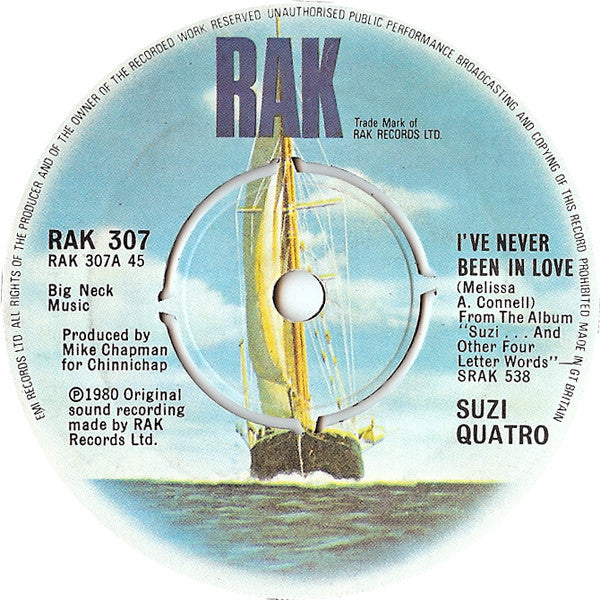 Suzi Quatro : I've Never Been In Love (7", Single)