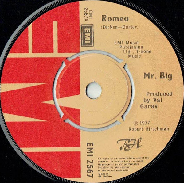 Mr Big : Romeo (7", Single)