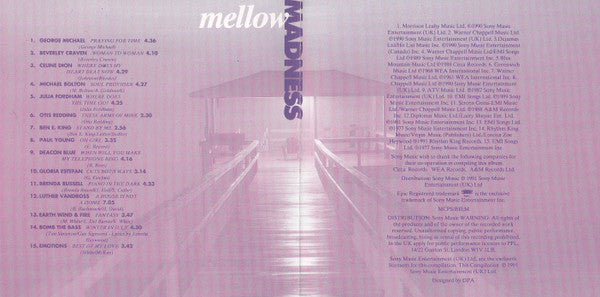 Various : Mellow Madness (CD, Album, Comp)