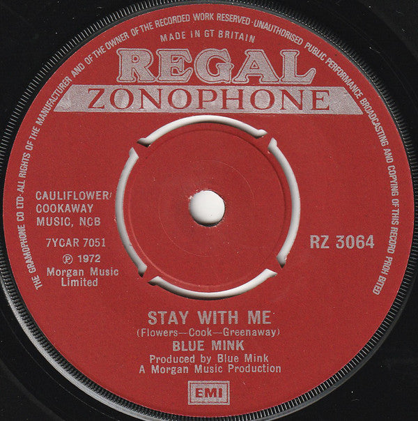 Blue Mink : Stay With Me (7", Single)