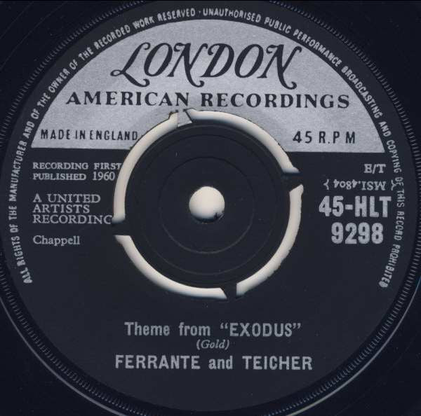 Ferrante & Teicher : Theme From "Exodus" / Twilight (7", Single)