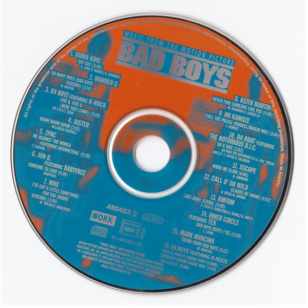 Various : Bad Boys (Music From The Motion Picture) (CD, Comp)