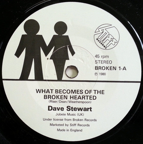 Dave Stewart : What Becomes Of The Broken Hearted (7", RE)