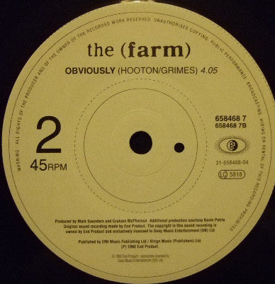 The Farm : Don't You Want Me (7", Single)