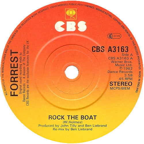 Forrest : Rock The Boat (7", Single)