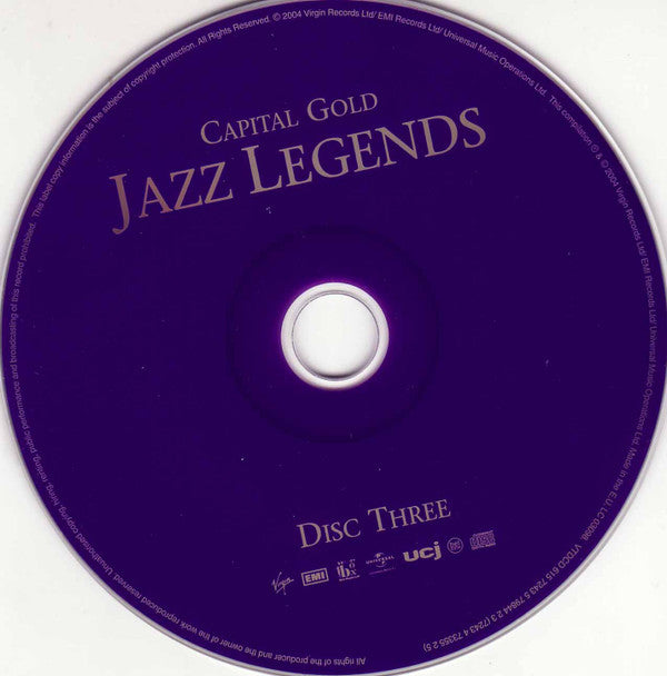 Various : Capital Gold Jazz Legends (3xCD, Comp)