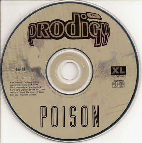 The Prodigy : Poison (CD, Single)