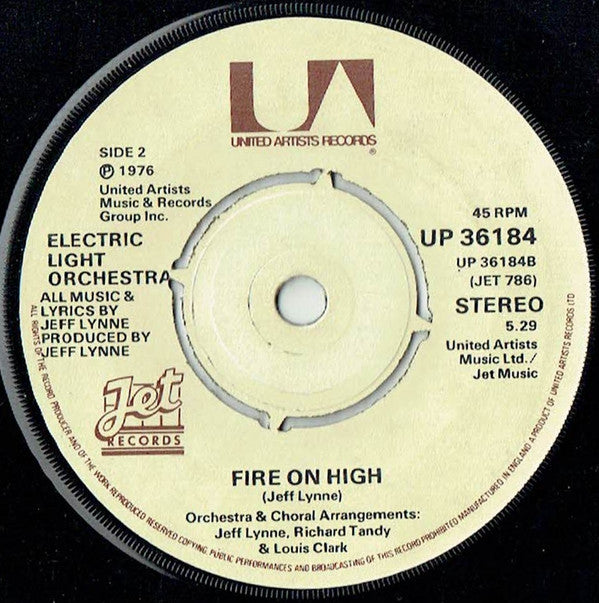 Electric Light Orchestra : Livin' Thing (7", Single, Kno)