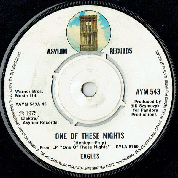 Eagles : One Of These Nights (7", Single)