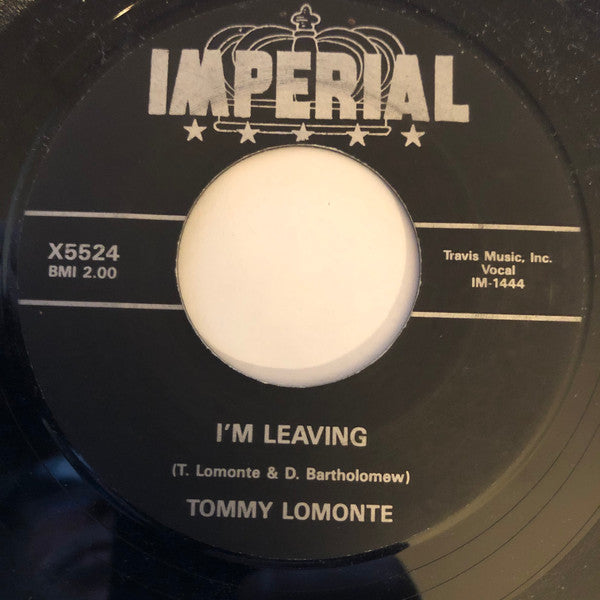Tommy Lomonte : Yeah, Yeah, Yeah / I'm Leaving (7")