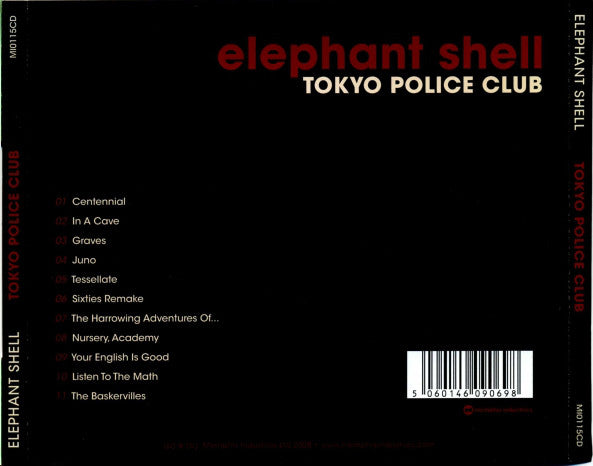 Tokyo Police Club : Elephant Shell (CD, Album)