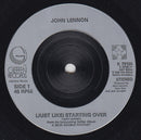 John Lennon : (Just Like) Starting Over (7", Single, Sil)