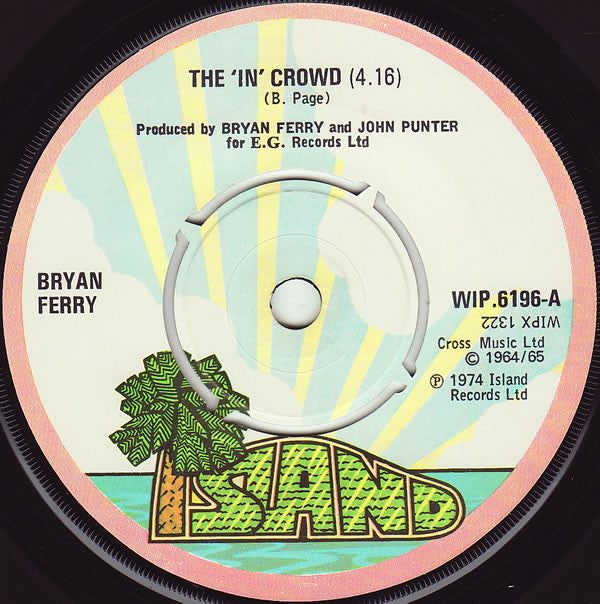 Bryan Ferry : The 'In' Crowd (7", Single)