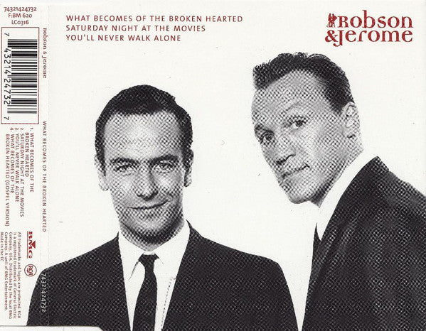 Robson & Jerome : What Becomes Of The Broken Hearted / Saturday Night At The Movies / You'll Never Walk Alone (CD, Single, Dis)