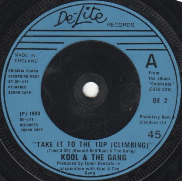Kool & The Gang : Take It To The Top (Climbing) (7", Single, Blu)