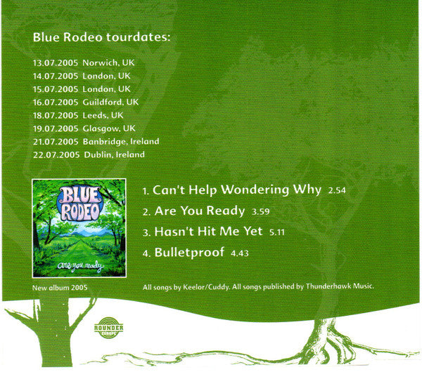 Blue Rodeo : Can't Help Wondering Why (CD, Maxi, S/Edition)