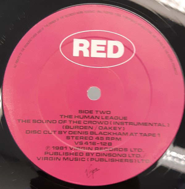 The Human League : The Sound Of The Crowd (12", Single)