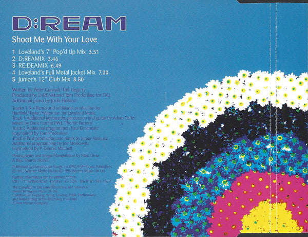 D:Ream : Shoot Me With Your Love (CD, Single)