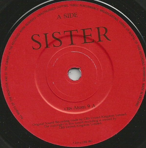 Bros : Sister (7", Single, Ltd, Boo)