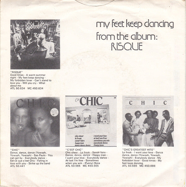 Chic : My Feet Keep Dancing (7", Single)