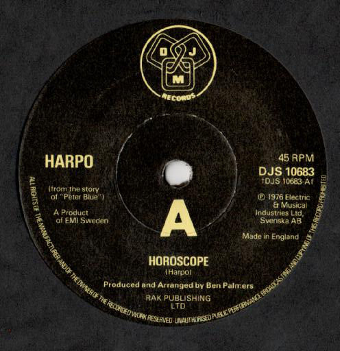 Harpo : Horoscope (7")