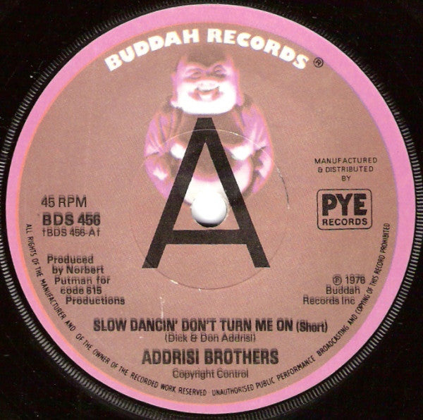 Addrisi Brothers : Slow Dancin' Don't Turn Me On (7")