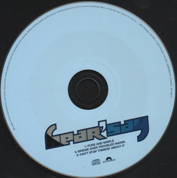 Hear'Say : Pure And Simple (CD, Single)