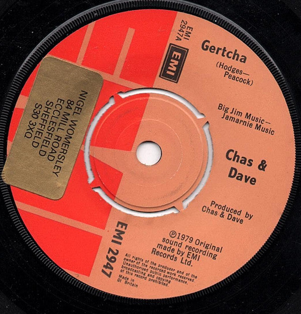 Chas And Dave : Gertcha (7")