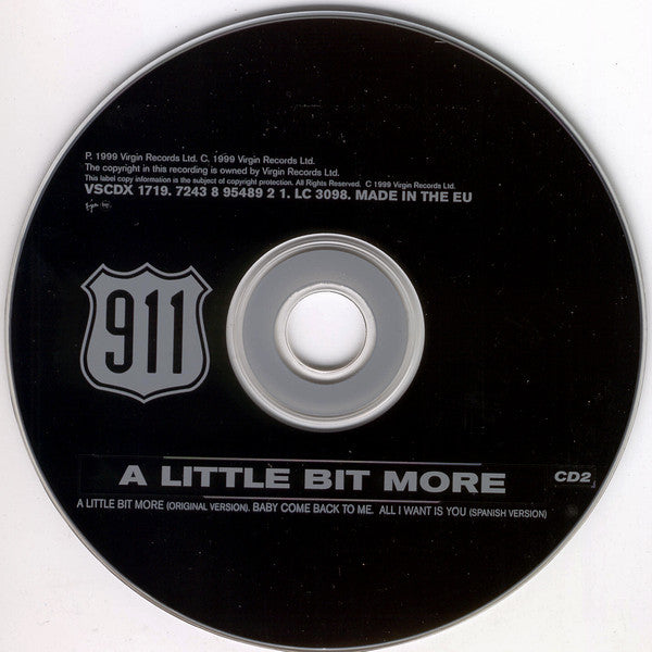 911 (4) : A Little Bit More (CD, Single, CD2)