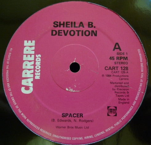 Sheila & B. Devotion : Spacer / Don't Go (12")