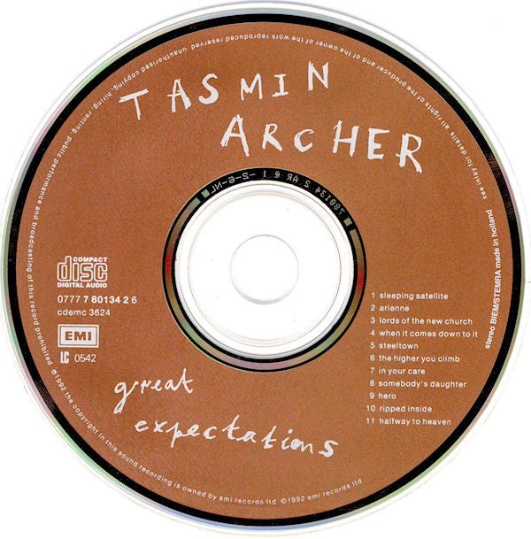 Tasmin Archer : Great Expectations (CD, Album)