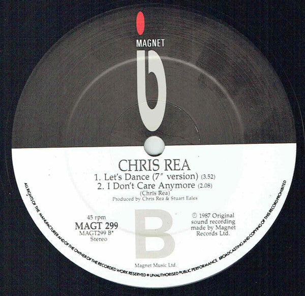 Chris Rea : Let's Dance (12")