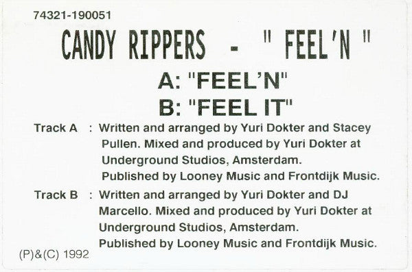 Candy Rippers : Feel'n (12", W/Lbl)