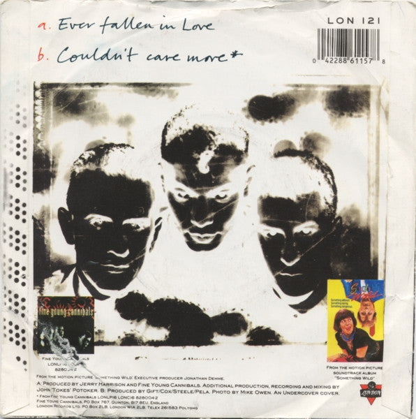 Fine Young Cannibals : Ever Fallen In Love (7", Single, Sil)
