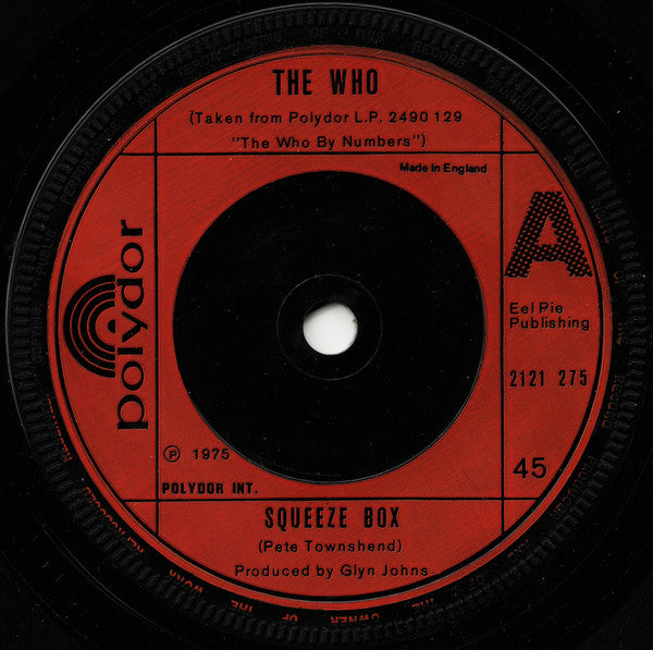 The Who : Squeeze Box (7", Single)