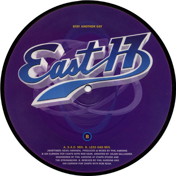 East 17 : Stay Another Day (7", Single, Pic)