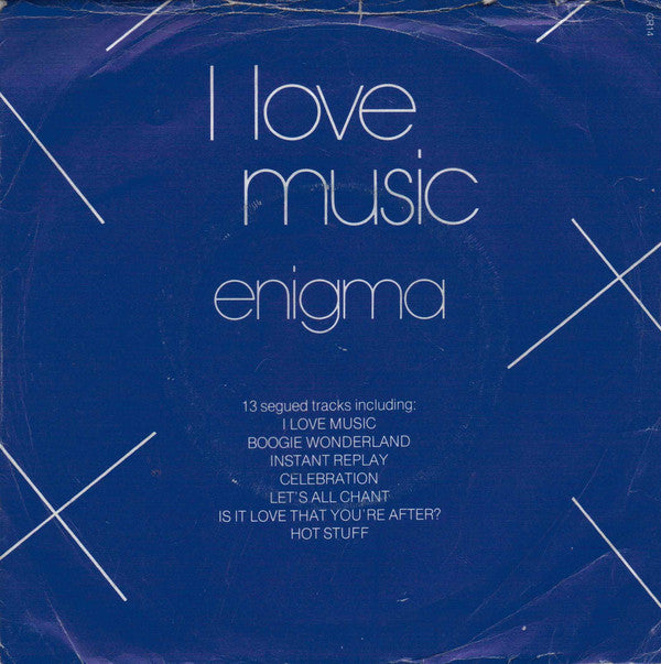 Enigma (2) : I Love Music (7", Single, Mixed)