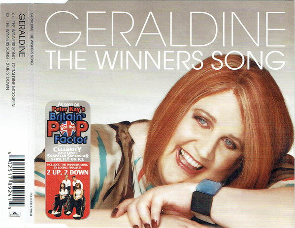 Geraldine McQueen : The Winners Song (CD, Single)