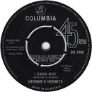Herman's Hermits : Show Me Girl / I Know Why (7", Single, KT )