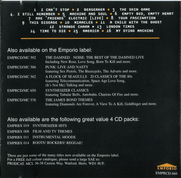 Gary Numan : The Best Of Gary Numan 1984 - 1992 (CD, Comp)