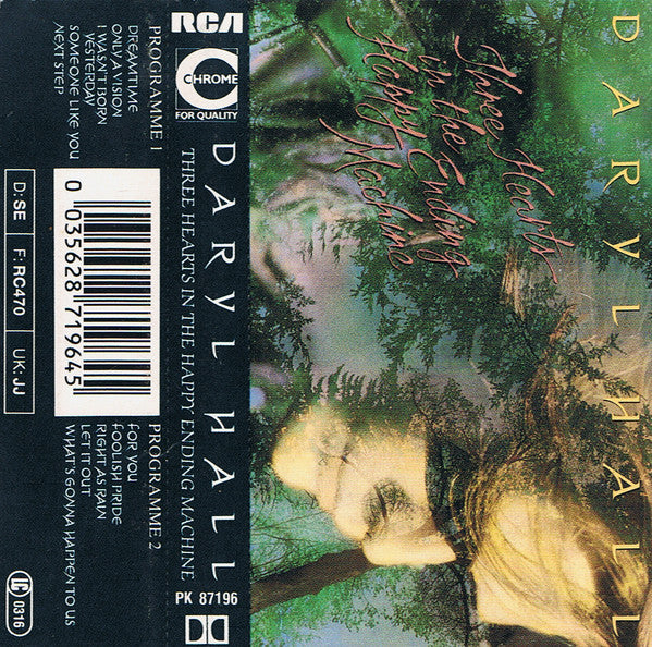 Daryl Hall : Three Hearts In The Happy Ending Machine (Cass, Album)